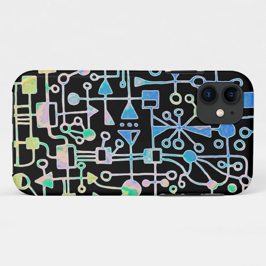 Abstract 090112 v2 Case-Mate iPhone case (Achterkant (horizontaal))