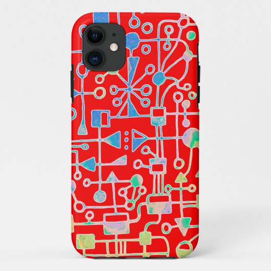 Abstract 090112 v3 Case-Mate iPhone case (Achterkant)