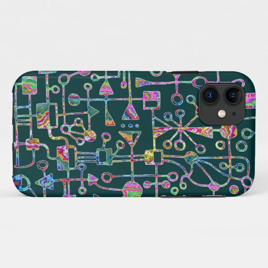 Abstract 090112 v5 Case-Mate iPhone case (Achterkant (horizontaal))