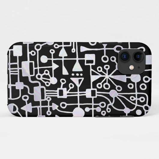 Abstract 090112 v6 Case-Mate iPhone case (Achterkant (horizontaal))