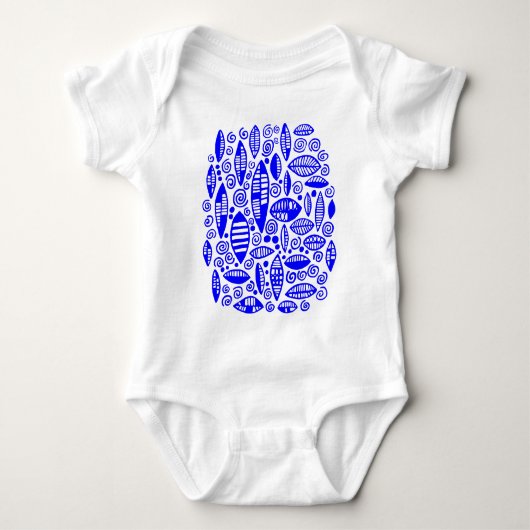 Abstract 100813 - Blauw Romper (Voorkant)