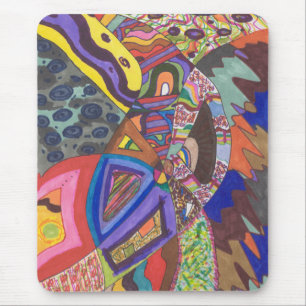Abstract 109, originele fijne kunst muismat