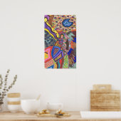 Abstract 109, originele fijne kunst poster (Keuken)