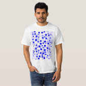 Abstract 111211 - blauw t-shirt (Voorkant volledig)