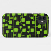 Abstract 111211 - Martian Green over zwart Case-Mate iPhone Case (Achterkant (horizontaal))