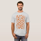 Abstract 111211 - Sinaasappel T-shirt (Voorkant volledig)