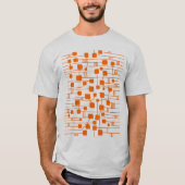 Abstract 111211 - Sinaasappel T-shirt (Voorkant)