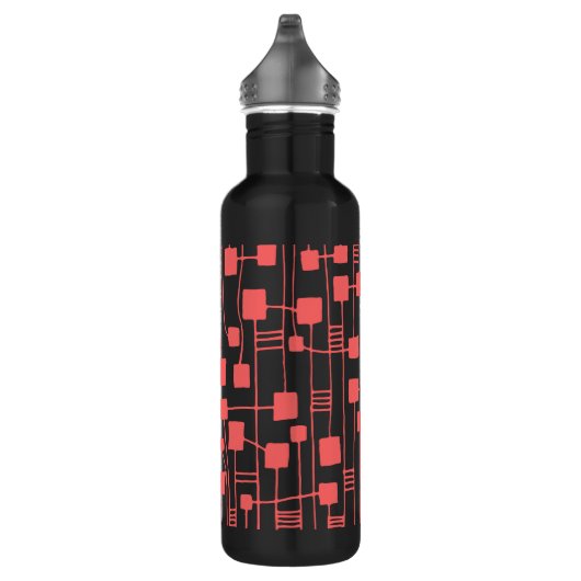 Abstract 111211 - Tropisch roze Waterfles (Rechts)