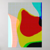 Abstract 1117 - Colorful Pop Art Poster (Voorkant)