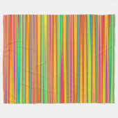 Abstract 120716 (010) — horizontale strepen fleece deken (Voorkant (Horizontaal))