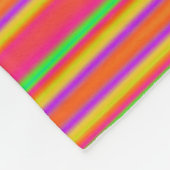 Abstract 120716 (010) — horizontale strepen fleece deken (Hoek)