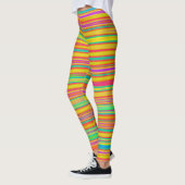 Abstract 120716 (010) — horizontale strepen leggings (Links)