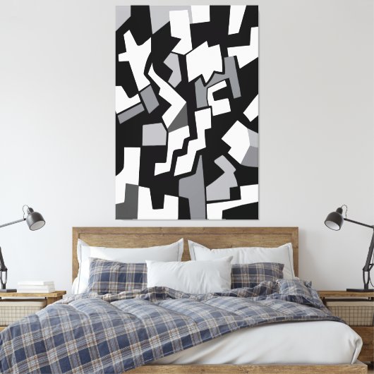 Abstract 120720 canvas afdruk (Insitu (Slaapkamer))