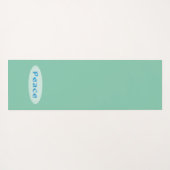 Abstract 12 segmenten rond geometrisch yogamat (Achterkant (horizontaal))