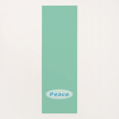 Abstract 12 segmenten rond geometrisch yogamat (Achterkant)