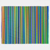 Abstract 130716(03) - horizontale streep fleece deken (Voorkant (Horizontaal))