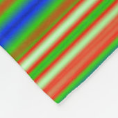 Abstract 130716(03) - horizontale streep fleece deken (Hoek)