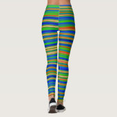 Abstract 130716(03) - horizontale streep leggings (Achterkant)