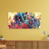 Abstract 14001 canvas afdruk (Insitu (Woonkamer))