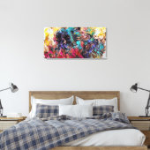 Abstract 14001 canvas afdruk (Insitu (Slaapkamer))