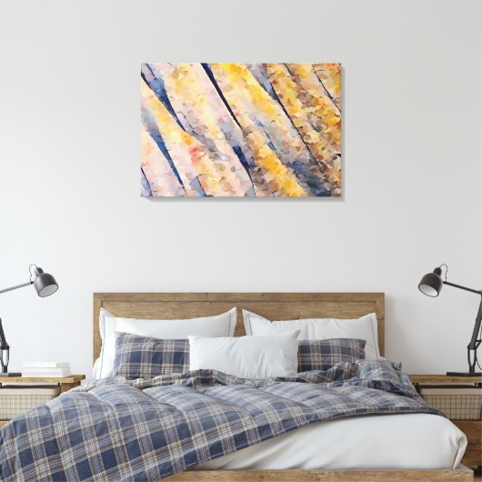 Abstract 14021 canvas afdruk (Insitu (Slaapkamer))