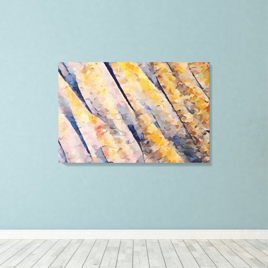 Abstract 14021 canvas afdruk (Insitu (Houten vloer))
