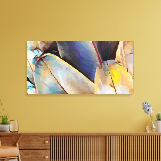 Abstract 14022 canvas afdruk (Insitu (Woonkamer))