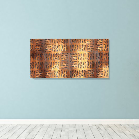 Abstract 14080 canvas afdruk (Insitu (Houten vloer))