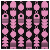 Abstract 140823 - Roze op Zwart Stof (Swatch)