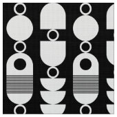 Abstract 140823 - Wit op Zwart Stof (Close Up)