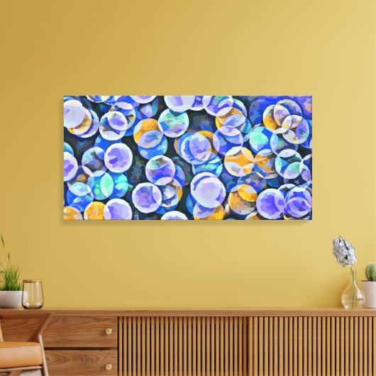 Abstract 14091 canvas afdruk (Insitu (Woonkamer))