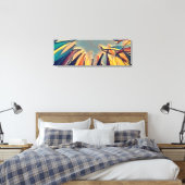 Abstract 14110 canvas afdruk (Insitu (Slaapkamer))