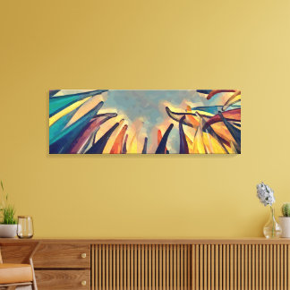 Abstract 14110 canvas afdruk