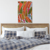 Abstract 14116 canvas afdruk (Insitu (Slaapkamer))