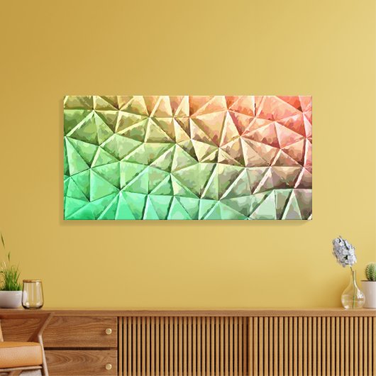 Abstract 14118 canvas afdruk (Insitu (Woonkamer))