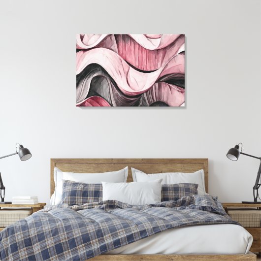 Abstract 14213 canvas afdruk (Insitu (Slaapkamer))