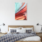 Abstract 14234 canvas afdruk (Insitu (Slaapkamer))