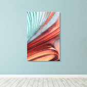 Abstract 14234 canvas afdruk (Insitu (Houten vloer))