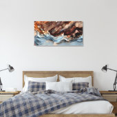 Abstract 14254 canvas afdruk (Insitu (Slaapkamer))