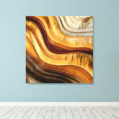 Abstract 14285 canvas afdruk (Insitu (Houten vloer))