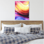 Abstract 14321 canvas afdruk (Insitu (Slaapkamer))