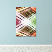 Abstract 14365 canvas afdruk (Insitu (Houten vloer))