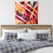 Abstract 14545 canvas afdruk (Insitu (Slaapkamer))