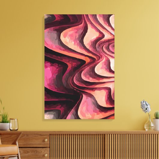 Abstract 14575 canvas afdruk (Insitu (Woonkamer))