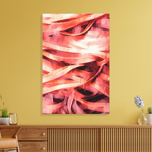 Abstract 14586 canvas afdruk (Insitu (Woonkamer))