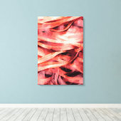 Abstract 14586 canvas afdruk (Insitu (Houten vloer))