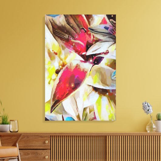 Abstract 14604 canvas afdruk (Insitu (Woonkamer))
