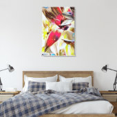 Abstract 14604 canvas afdruk (Insitu (Slaapkamer))