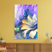 Abstract 14636 canvas afdruk (Insitu (Woonkamer))