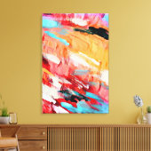 Abstract 14649 canvas afdruk (Insitu (Woonkamer))